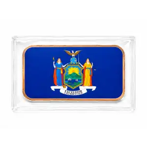 1 Oz Copper Bar New York State Flag (2)