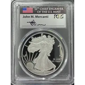 2018(W) - 1oz Silver Eagle First Strike - S$1 PCGS PR70DCAM (D11-B17)