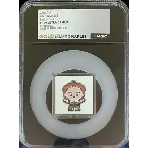 2022 Niue S$2 Chibi Buddy the Elf PF69 (OB-59)