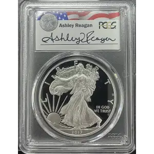 2017(W) - 1oz Silver Eagle Reagan Legacy Series - S$1 PCGS PR69DCAM (D11-B17)