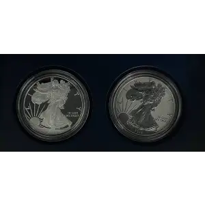 2012 1oz American Eagle San Francisco Two Coin Silver Proof Set - US Mint (D-14)