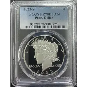 2023(S) - Silver Peace Dollar - PCGS PR70DCAM (D11-B19)