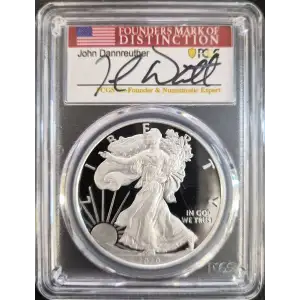 2020-W $1 Silver Eagle First Day of Issue Washington DC John Dannreuther Washington DC, DCAM (2)
