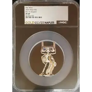 2025 Niue S$2 Star Wars BD-72 Shaped PF70 (OB-20) [DUPLICATE for #562120] (2)
