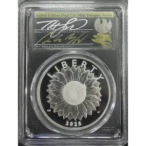 2025(P) - 1oz American Liberty Silver Medal - FDOI PCGS PR70DCAM (S19A-B30)