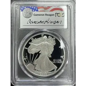 2006(W) - 1oz Silver Eagle Reagan Legacy Series - S$1 PCGS PR69DCAM (D11-B14)