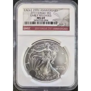 2011 EARLY RELEASES EAGLE 25TH ANNIVERSARY