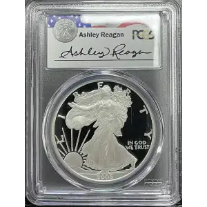 2005(W) - 1oz Silver Eagle Reagan Legacy Series - S$1 PCGS PR69DCAM (D11-B14)