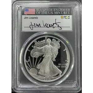 2019(S) - 1oz Silver Eagle First Day of Issue - S$1 PCGS PR70DCAM (D11-B17)