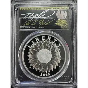 2025(P) - 1oz American Liberty Silver Medal - AR PCGS PR70DCAM (S19A-B30)
