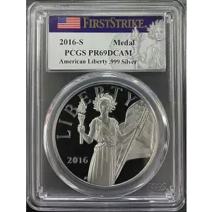 2016(S) - 1oz American Liberty Silver Medal - PCGS PR69DCAM (S18A-B18)