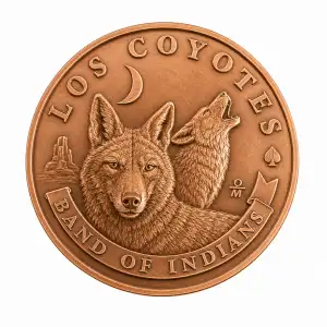 1 oz Copper Los Coyotes