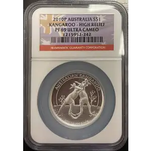 2010P Kangaroo - High Relief ULTRA CAMEO