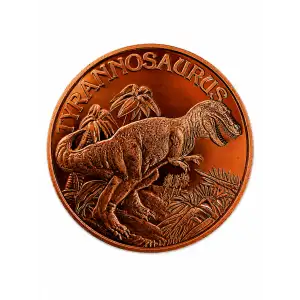 1 oz Copper Tyrannosaurus Rex (2)