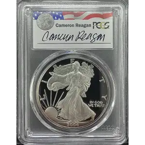 2004(W) - 1oz Silver Eagle Reagan Legacy Series - S$1 PCGS PR69DCAM (D11-B17)
