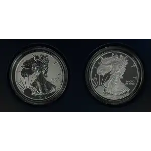 2012 1oz American Eagle San Francisco Two Coin Silver Proof Set - US Mint (D-14)