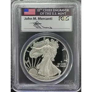 2014(W) - 1oz Silver Eagle - S$1 PCGS PR69DCAM (D11-B14)