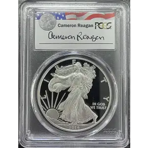 2014(W) - 1oz Silver Eagle Reagan Legacy Series - S$1 PCGS PR69DCAM (D11-B14)