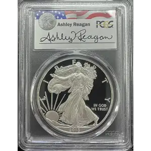 2013(W) - 1oz Silver Eagle Reagan Legacy Series - S$1 PCGS PR69DCAM (D11-B19)