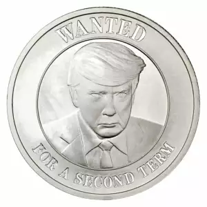 1 oz Silver Trump Wanted For A Second Term Mug Shot (2)