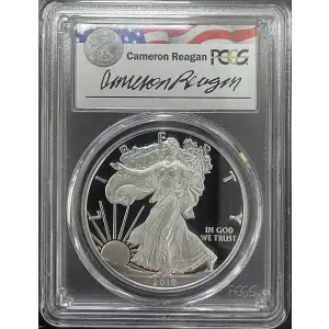 2019(W) - 1oz Silver Eagle Reagan Legacy Series - S$1 PCGS PR69DCAM (D11-B17)