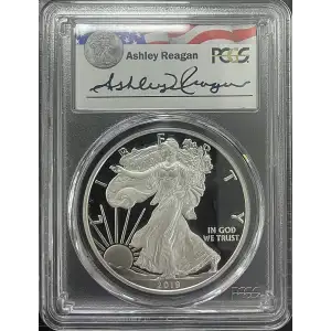 2019(W) - 1oz Silver Eagle Reagan Legacy Series - S$1 PCGS PR69DCAM (D11-B17)