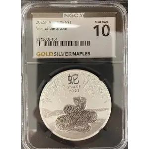 2025P Australia S$1 Year of the Snake MS70 (S18A - B7) (2)
