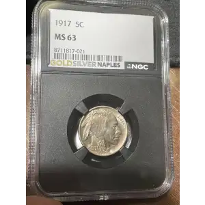 1917 Bufflo Nickel 5C MS63 (S18A - B1)