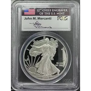 2015(W) - 1oz Silver Eagle First Day of Issue - S$1 PCGS PR70DCAM (D11-B17)