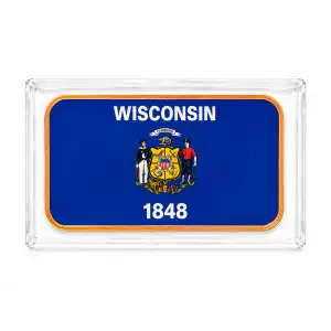 1 Oz Copper Bar Wisconsin State Flag (2)