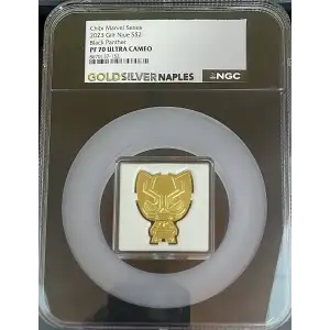 2023 Gilt Niue S$2 Chibi Black Panther PF70 (OB-44)