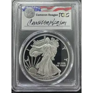 2015(W) - 1oz Silver Eagle Reagan Legacy Series - S$1 PCGS PR69DCAM (D11-B17)