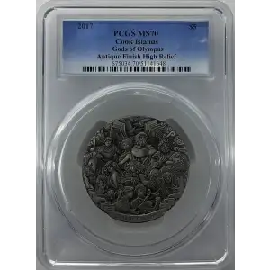 5oz Gods of Olympus Silver - Cook Islands $5 - (2)