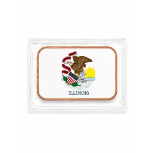 1 Oz Copper Bar Illinois State Flag (2)