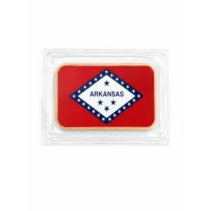 1 Oz Copper Bar Arkansas State Flag (2)