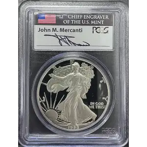 1988(S) - 1oz Silver Eagle - S$1 PCGS PR69DCAM (D11-B14)