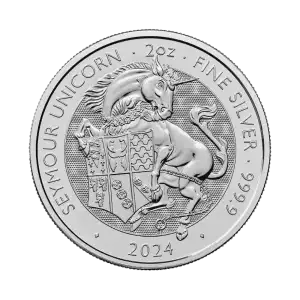 2024 2oz British The Royal Tudor Beast - Silver Seymour Unicorn (2)