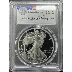 1994(P) - 1oz Silver Eagle Reagan Legacy Series - S$1 PCGS PR69DCAM (D11-B14)