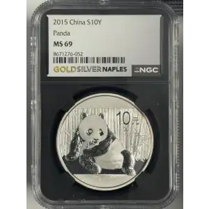 2015 1 oz China Panda s10y Mint State 9.9 (2)