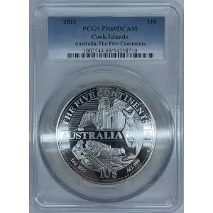 1oz The Five Continents Silver - Cook Islands $10 (2)