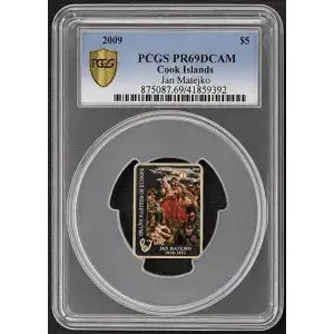 2009 PCGS PR69DCAM Cook Islands Jan Matejko (OB-161)