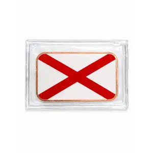1 Oz Copper Bar Alabama State Flag (2)