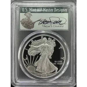 2017(W) - 1oz Silver Eagle First Strike - S$1 PCGS PR70DCAM (D11-B14)
