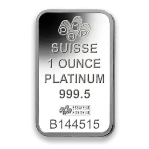 1oz PAMP Platinum Bar - Fortuna