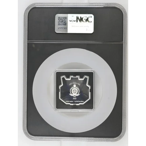 Transformers 40th Anniv. 2025 1oz Niue S$2 Grimlock PF69 (OB-10) (2)
