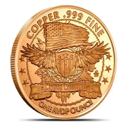 Tube of 20x 1 oz Copper Fear The Jackelope