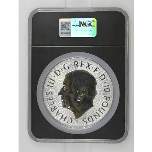 Tudor Beasts - 2023 10oz G. Britain S10PNDS - Bull Of Clarence - NGC MS68 (D-7)