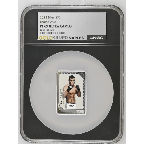 UFC 2024 1oz Niue S$2 Paulo Costa PF69 UC (D-2)