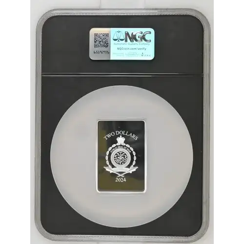 UFC Trading Coins 2024 1oz Niue S$2 Brandon Moreno PF70 (D-2)