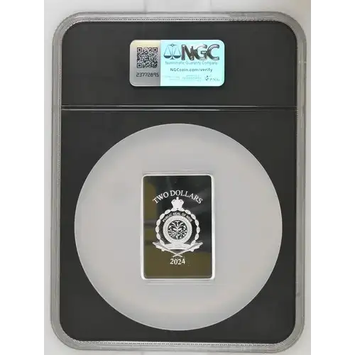 UFC Trading Coins 2024 1oz Niue S$2 Kamaru Usman PF70 (D-2) (2)